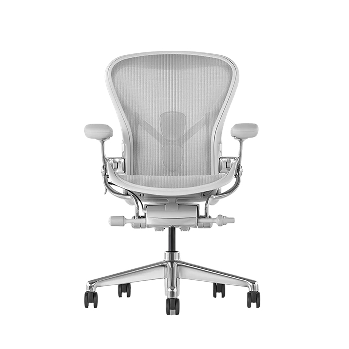 Кресло Herman Miller Aeron Mineral / Polished Aluminum, размер C