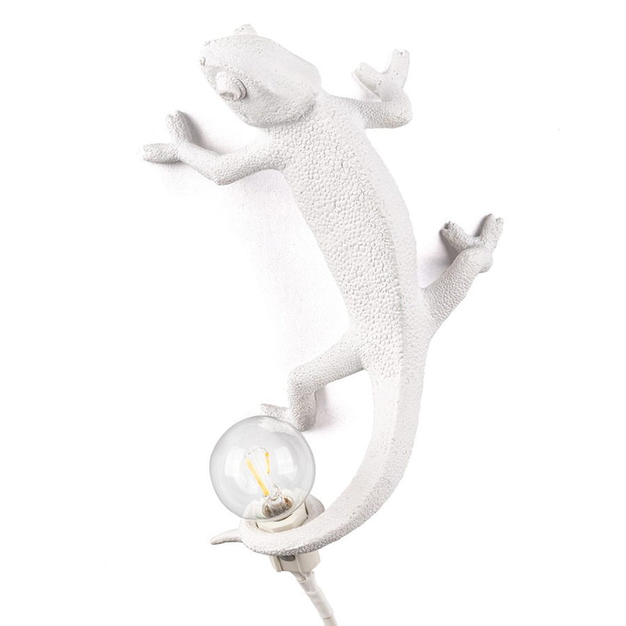 фото Светильник настенный chameleon going up, белый seletti