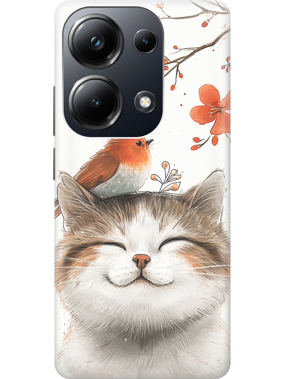 

Силиконовый чехол на Xiaomi Redmi Note 13 Pro 4G / Poco M6 Pro 4G с принтом 789773, Прозрачный;белый;красный, 779826811