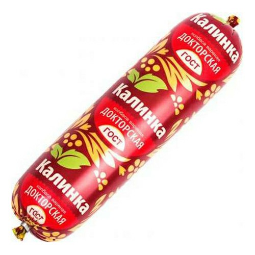 

Колбаса вареная Калинка Докторская ГОСТ +-500 г