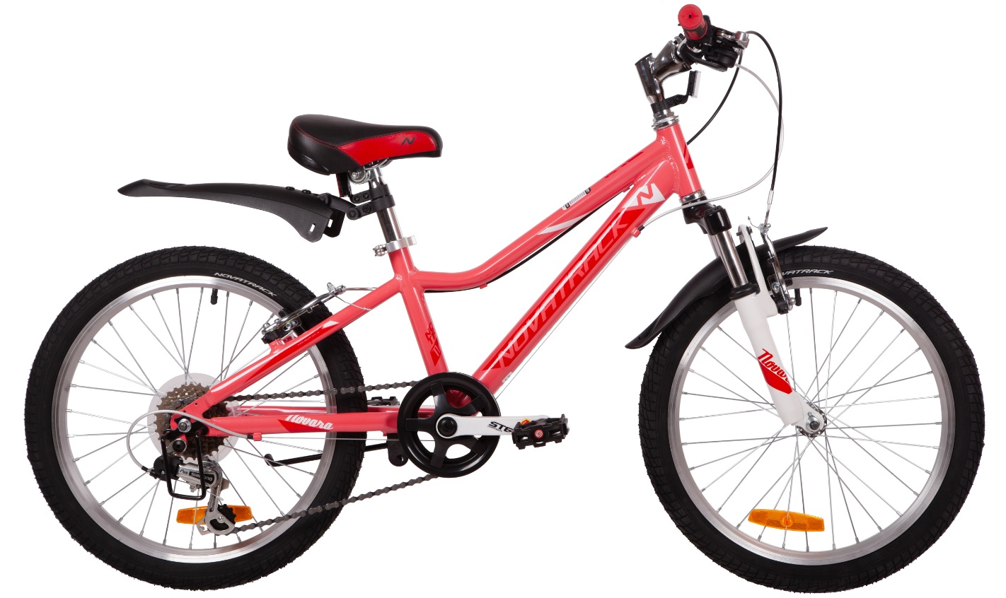 Велосипед Novatrack Novara 20 6V 2022 коралловый 153799 20AH6VNOVARACRL22 2168300₽