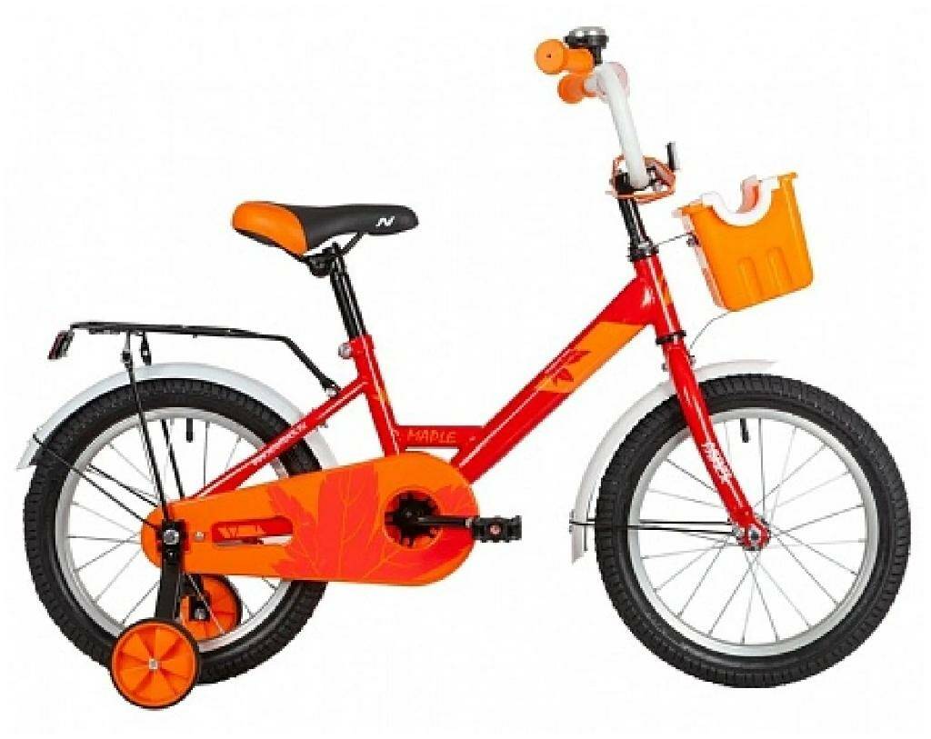 Велосипед детский Novatrack Maple 16 (2022) красный 153725 (164MAPLE.RD22)