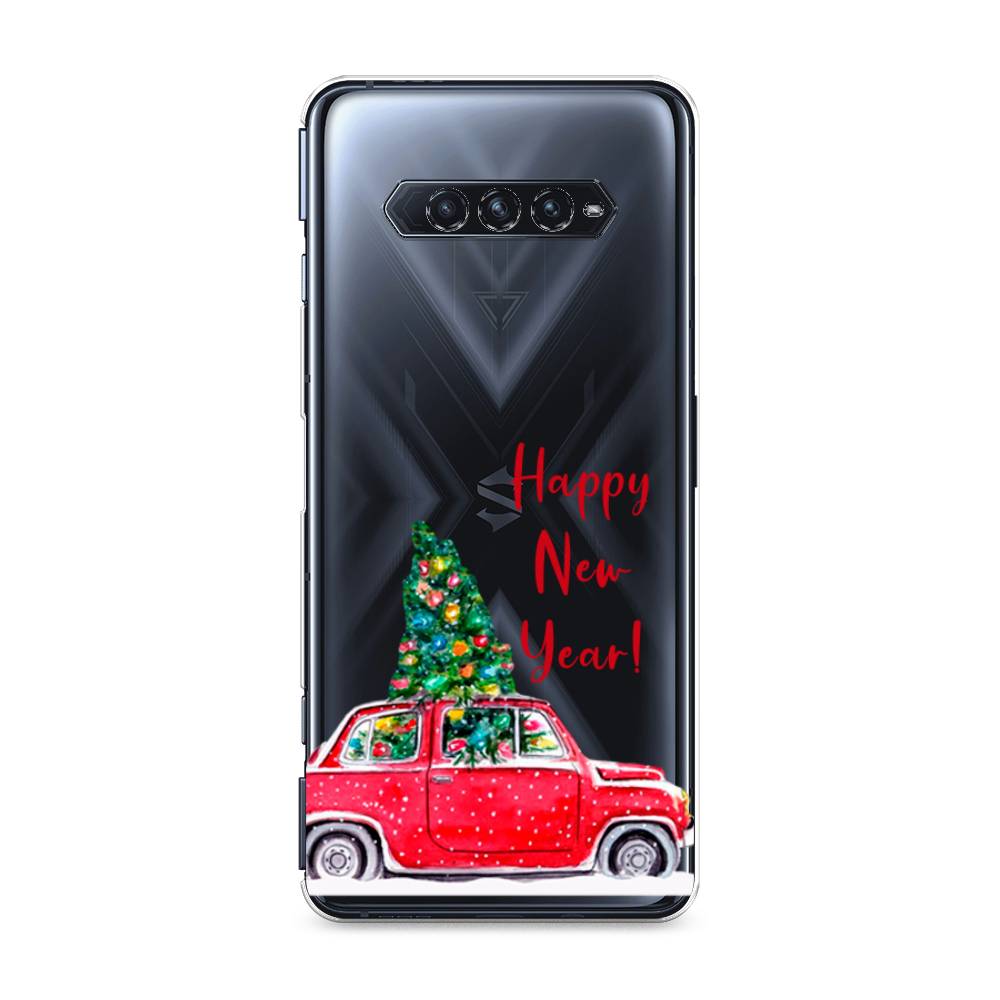 

Чехол на Xiaomi Black Shark 4"Happy New Year", Красный;зеленый, 311150-5