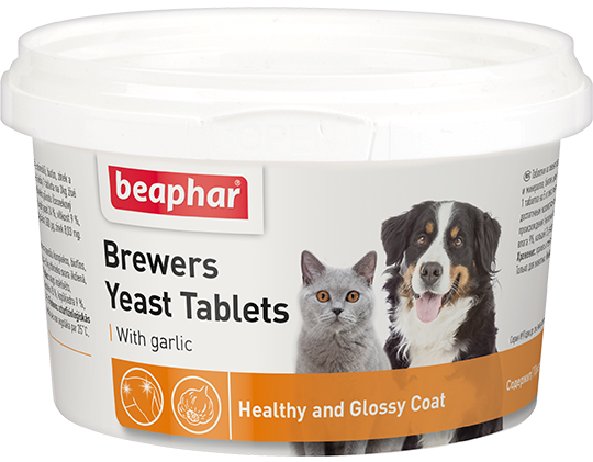 

Витаминный комплекс для кошек, для собак Beaphar Brewers Yeast Tablets, 250 таб, Brewers Yeast Tablets