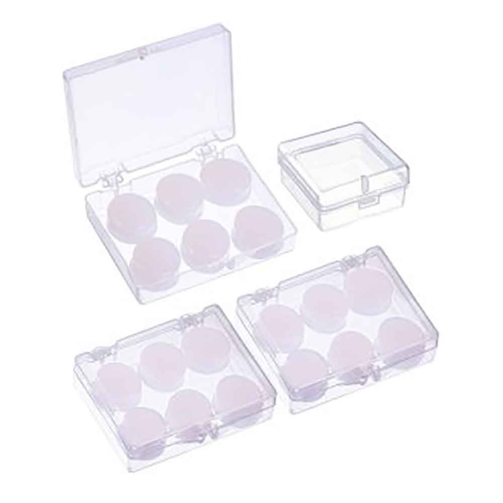 

B32155 Беруши силиконовые в боксе 6 штуки (прозрачный)