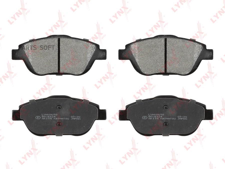 

Тормозные колодки LYNXauto передние BD-6124, BD-6124