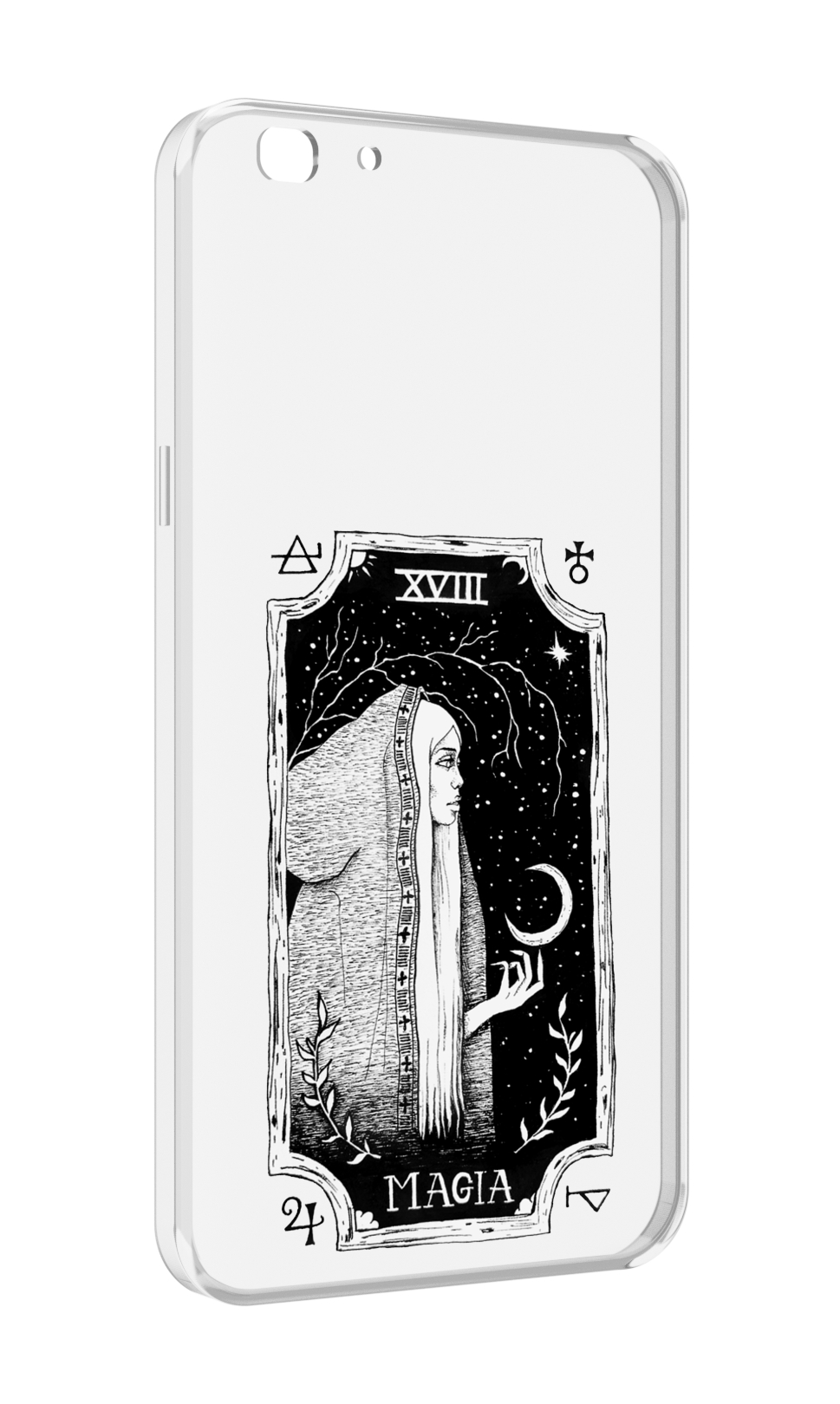 

Чехол MyPads лунная магия для Oppo A77/F3 (2017 год), Прозрачный, Tocco