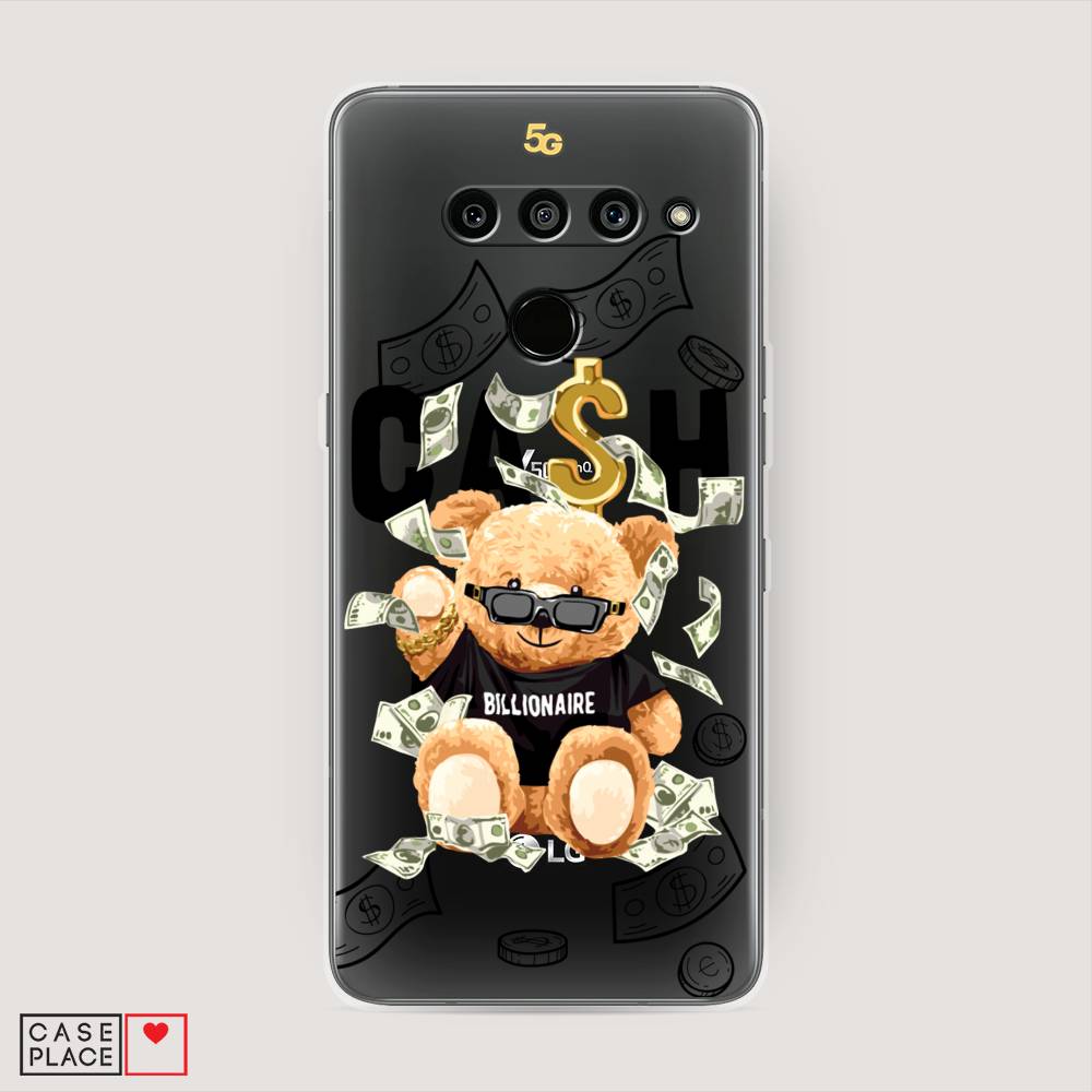

Чехол на LG V50 ThinQ "Big cash", Черный;серый;бежевый, 83850-6