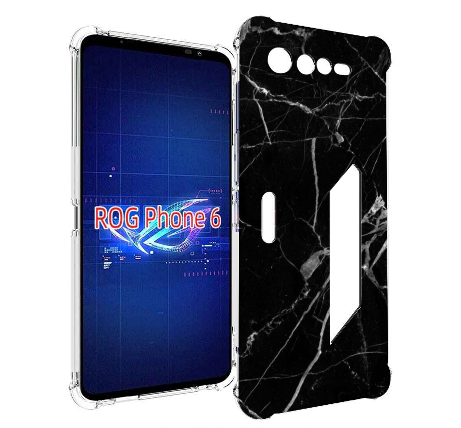

Чехол MyPads разбитое стекло для Asus ROG Phone 6, Прозрачный, Tocco