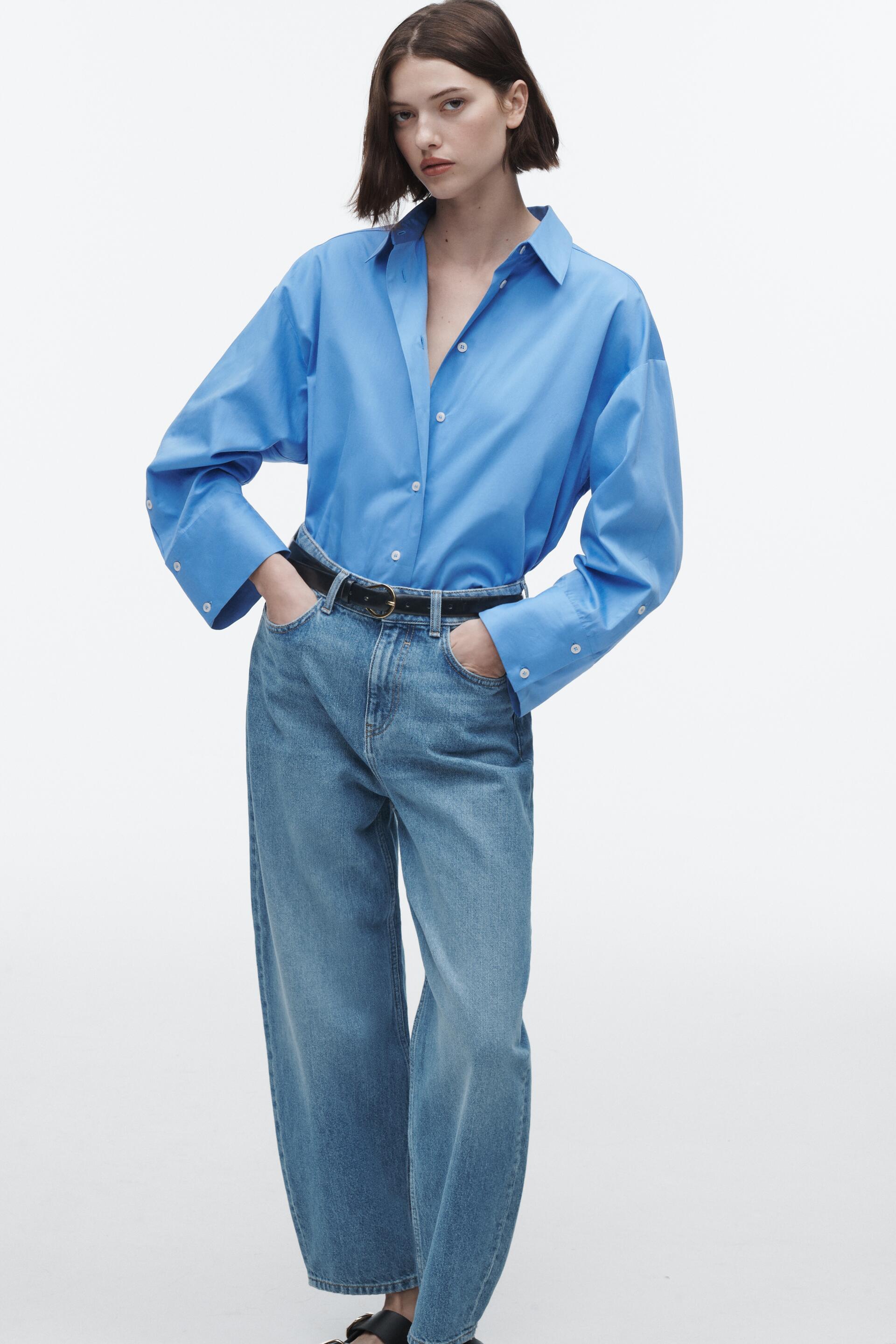 

Джинсы женские ZARA 05862030 синие 42 EU (доставка из-за рубежа), 05862030