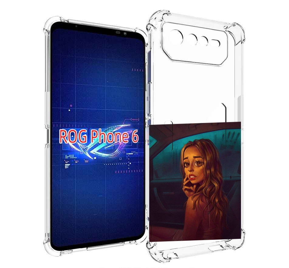 

Чехол MyPads пуп-невесты женский для Asus ROG Phone 6, Прозрачный, Tocco