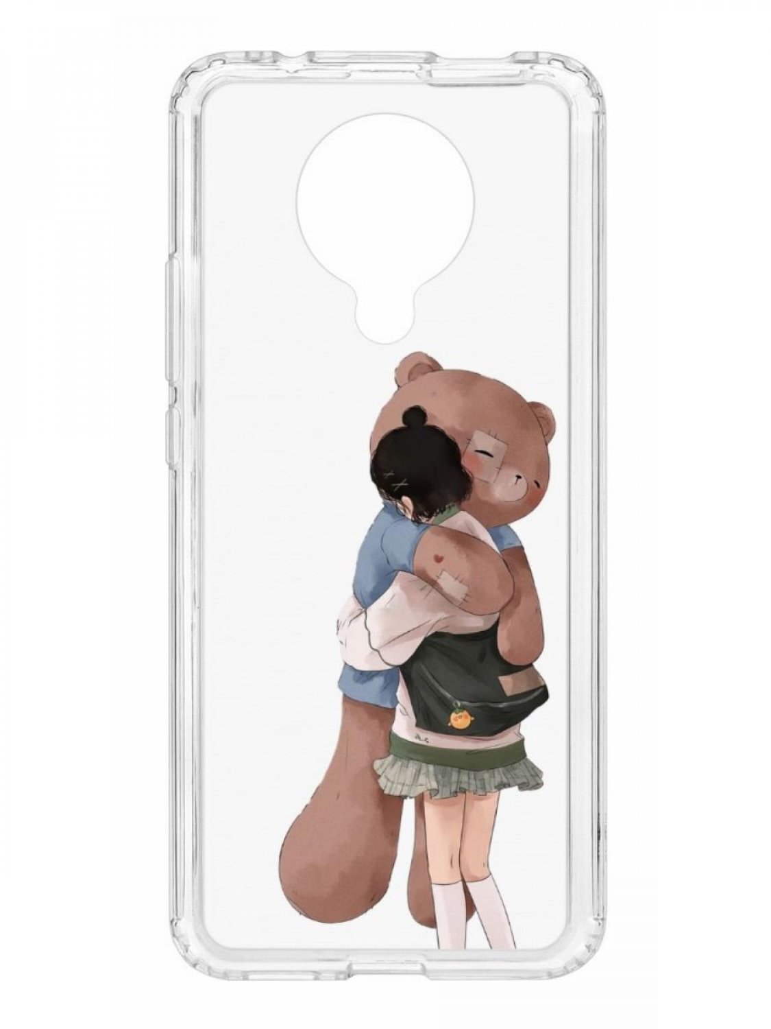 

Чехол для смартфона Xiaomi Poco F2 Pro КRUЧЕ Print прозрачный с принтом