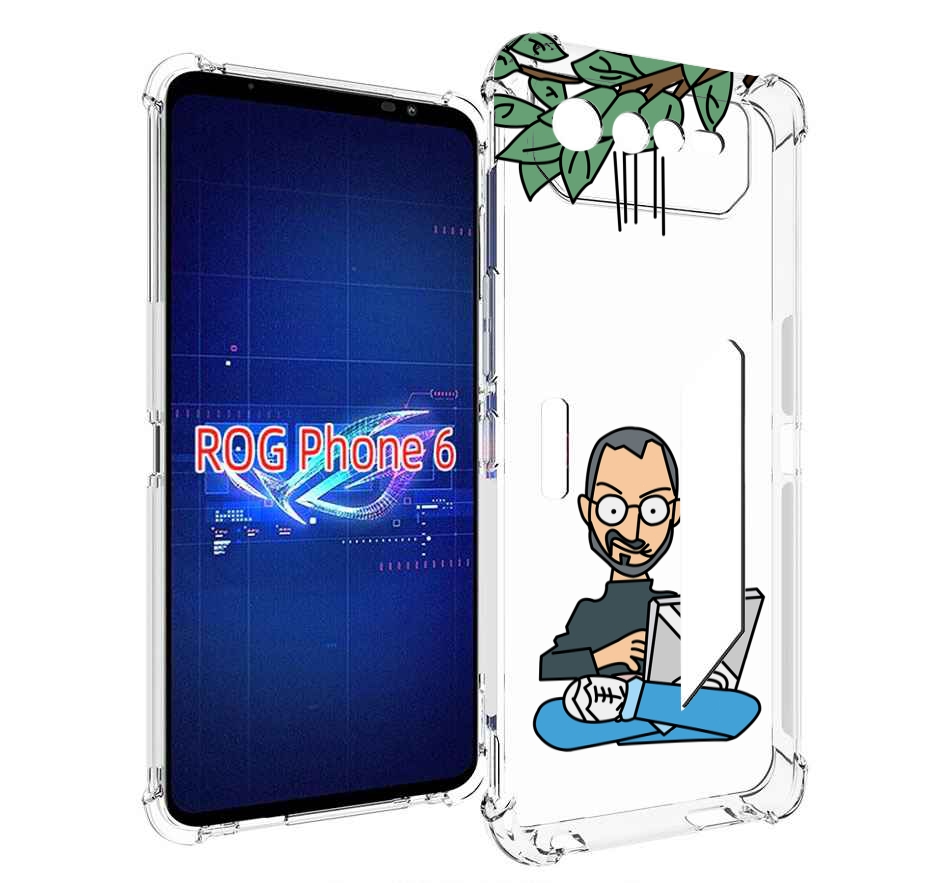 

Чехол MyPads программист для Asus ROG Phone 6, Прозрачный, Tocco
