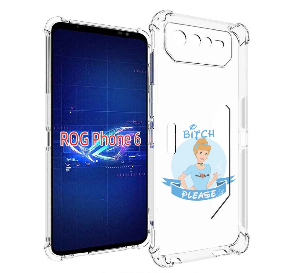 

Чехол MyPads принцесса-эльза женский для Asus ROG Phone 6, Прозрачный, Tocco