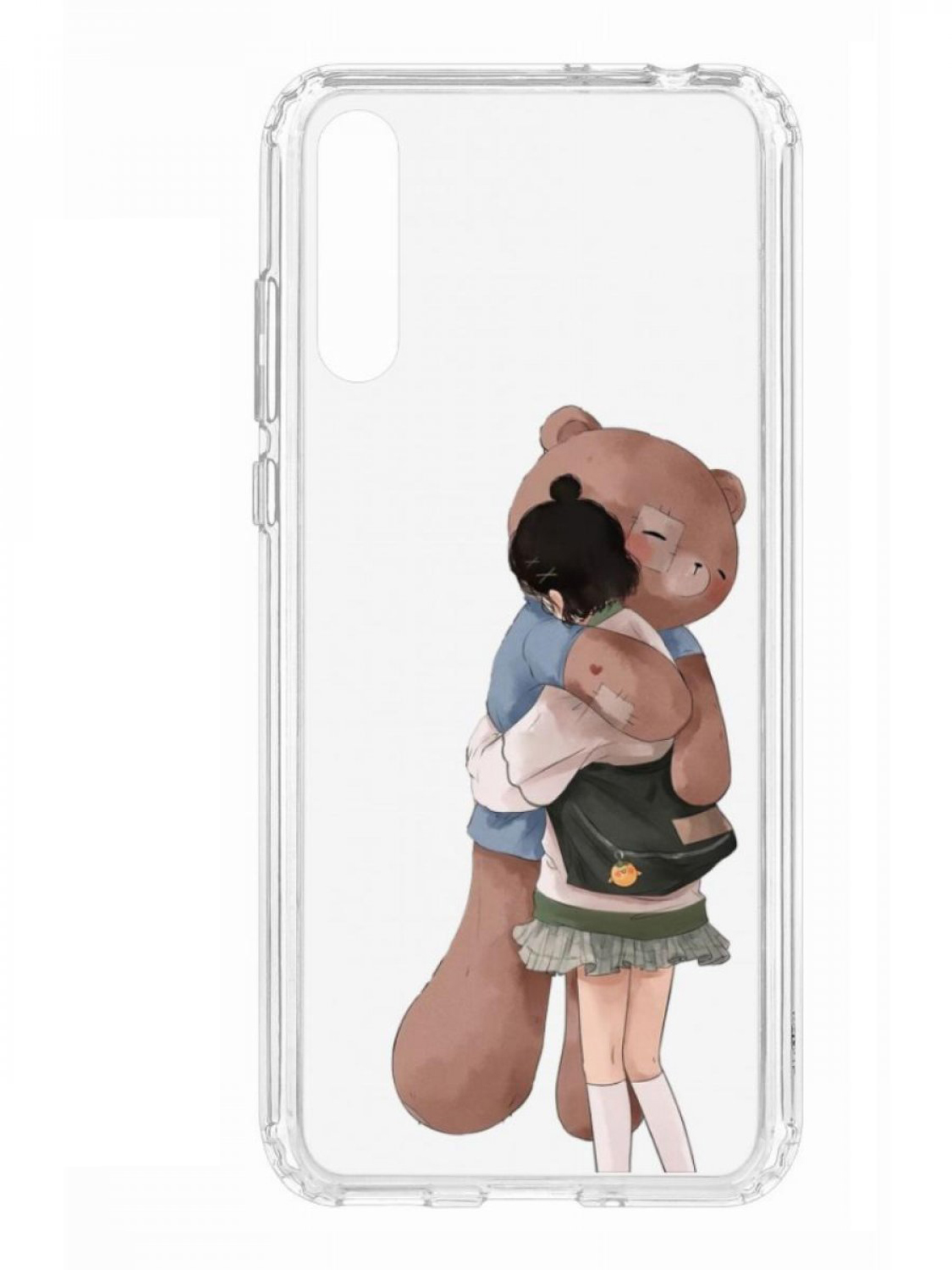 Чехол для смартфона Huawei Y8P КRUЧЕ Print прозрачный с принтом