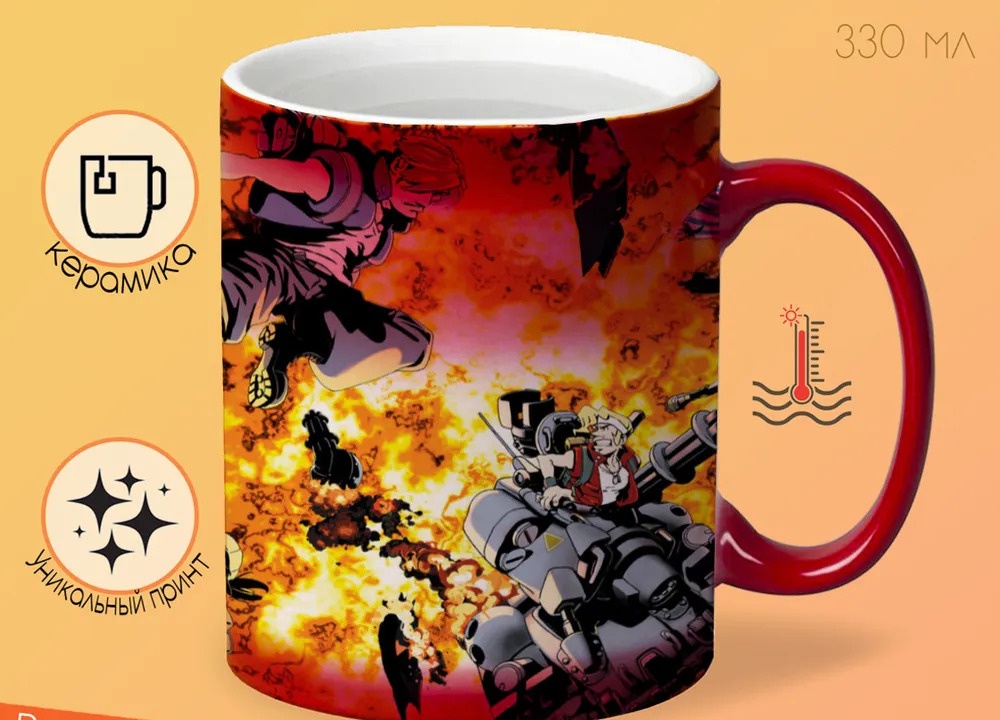 

Кружка CoolPodarok metal slug 4 Аниме Персонажи Взрывы