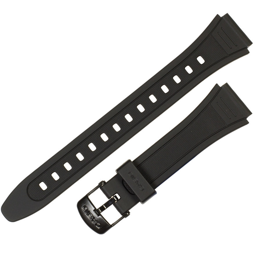 

Ремешок из двух частей мужской Casio W-201-1A черный, W-201-1A