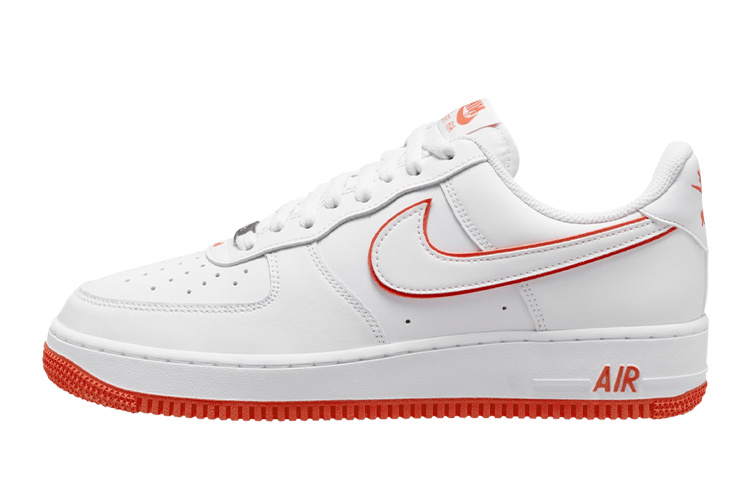 

Кеды унисекс Nike Air Force 1 Low White Orange белые 40 EU, Белый, Air Force 1 Low White Orange