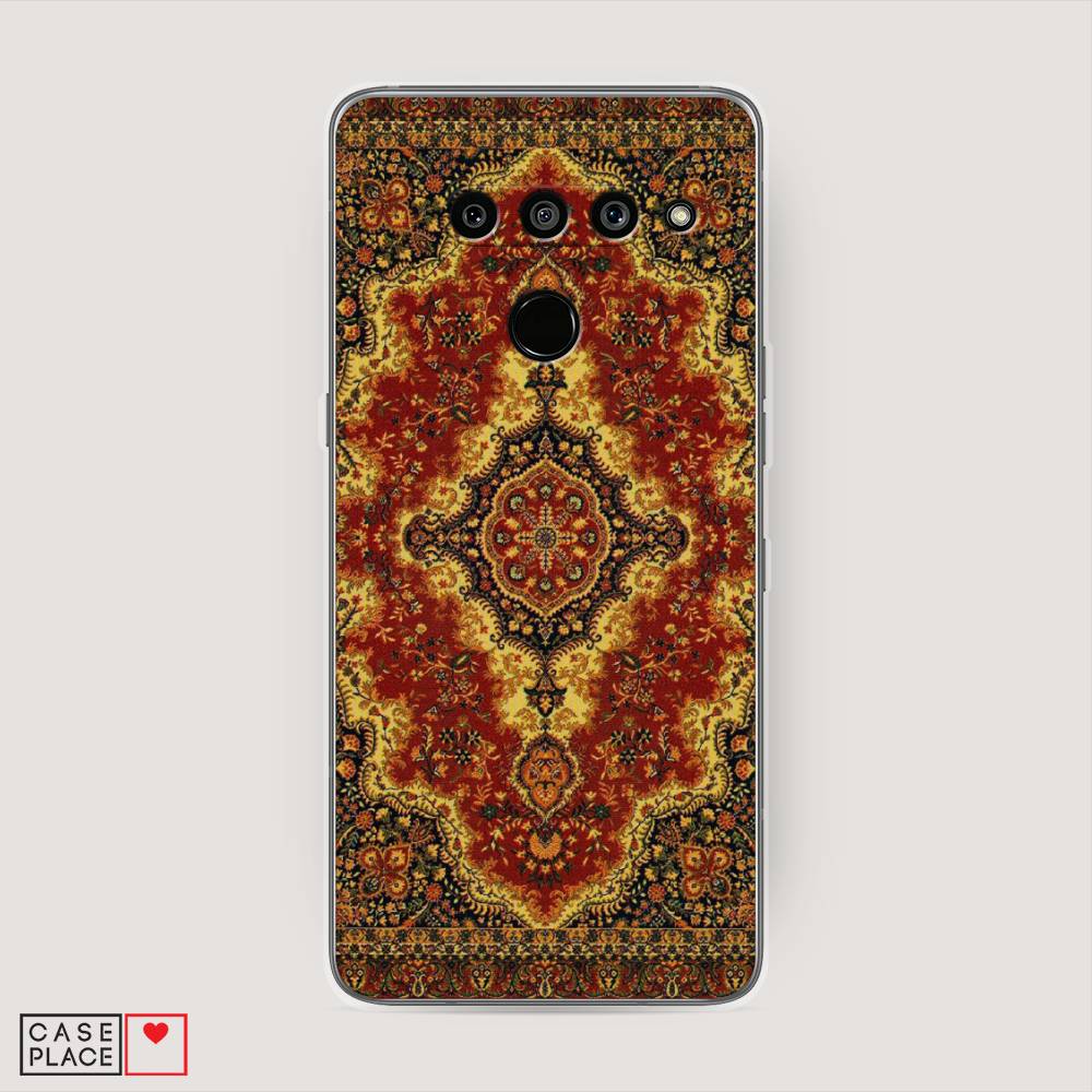 

Чехол на LG V50 ThinQ "Ковер", Коричневый;золотистый;красный, 83850-3