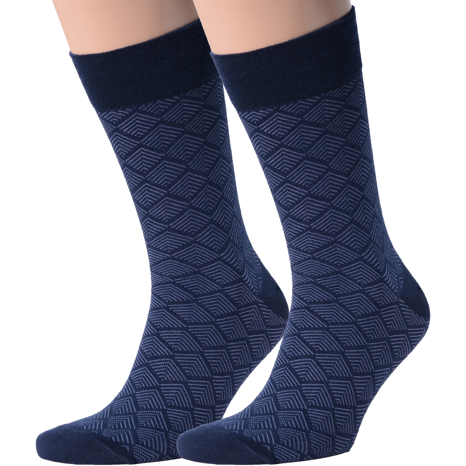 Комплект носков мужских VIRTUOSO 2-СПА-152 синих 27 2 пары