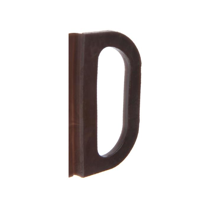 Ручка ПВХ для москитной сетки, коричневая(10 шт.)