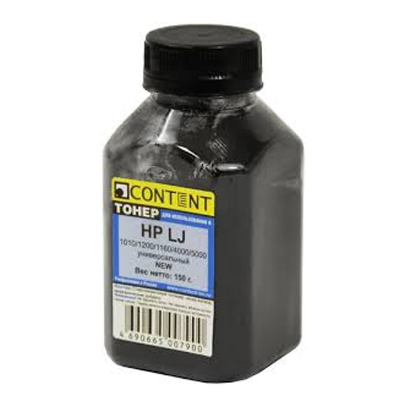 

Тонер для лазерного принтера Content LJ 1010/1200/1160 (20104042) черный, совместимый, LJ 1010/1200/1160