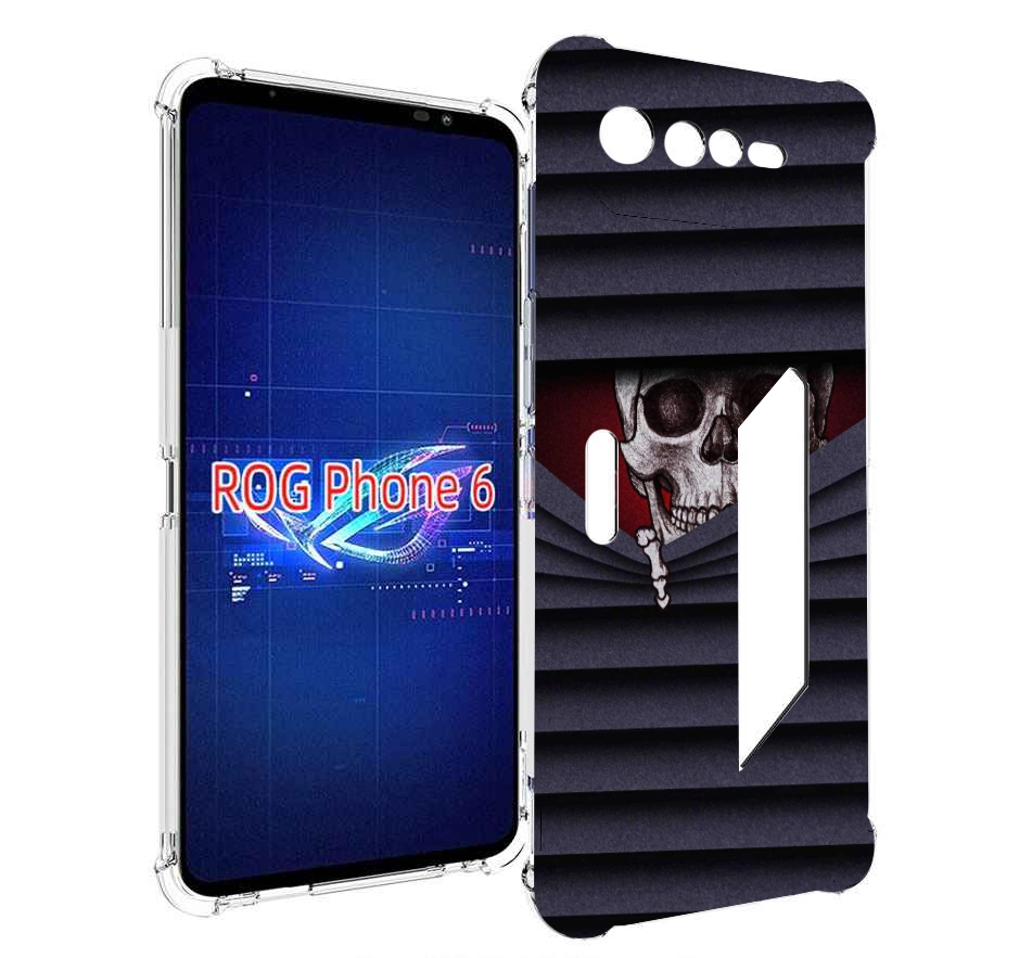 

Чехол MyPads подглядываю для Asus ROG Phone 6, Прозрачный, Tocco