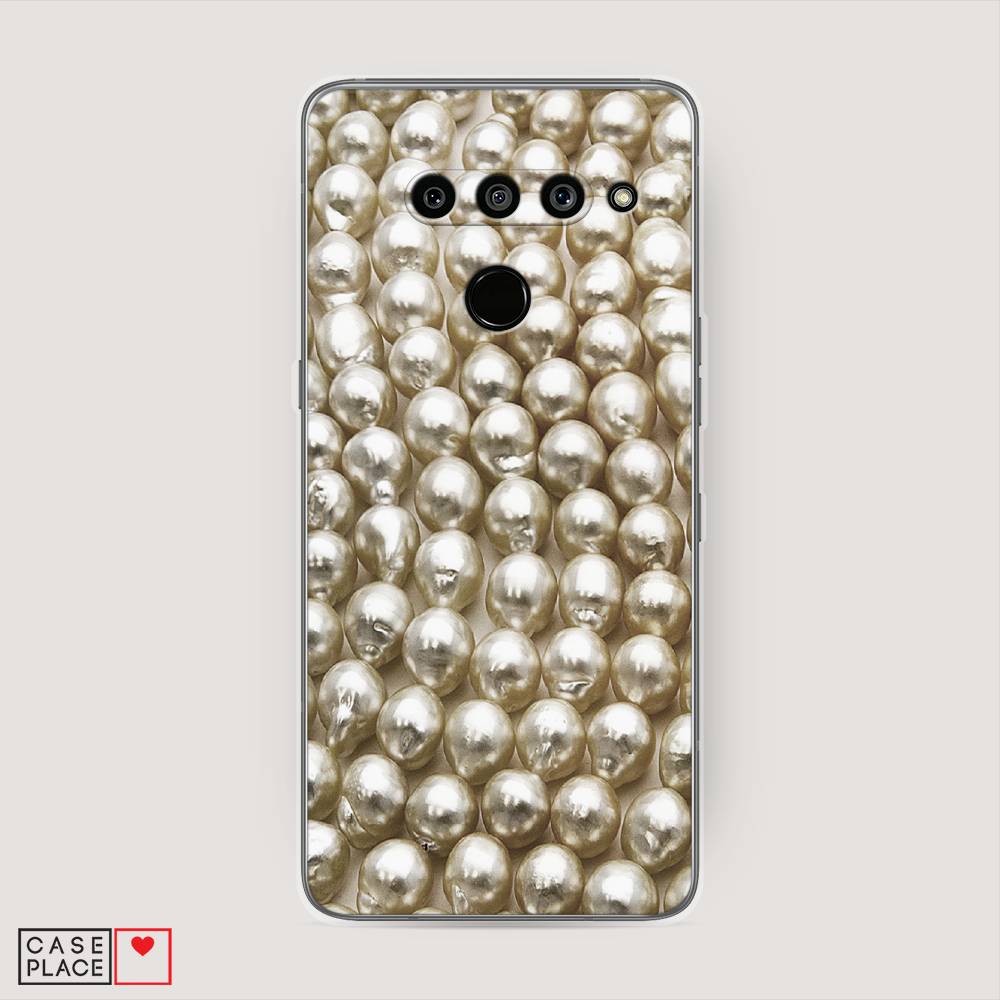 

Чехол на LG V50 ThinQ "Жемчуг", Бежевый, 83850-3