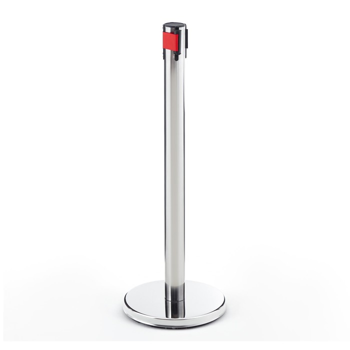 Стойка ограждения, с выдвижной лентой, длина 2 метра, 89.5 х 32 см