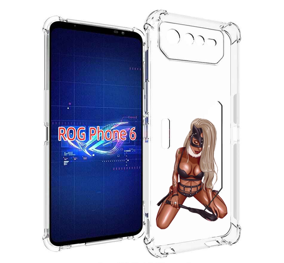 

Чехол MyPads плохая-девушка женский для Asus ROG Phone 6, Прозрачный, Tocco
