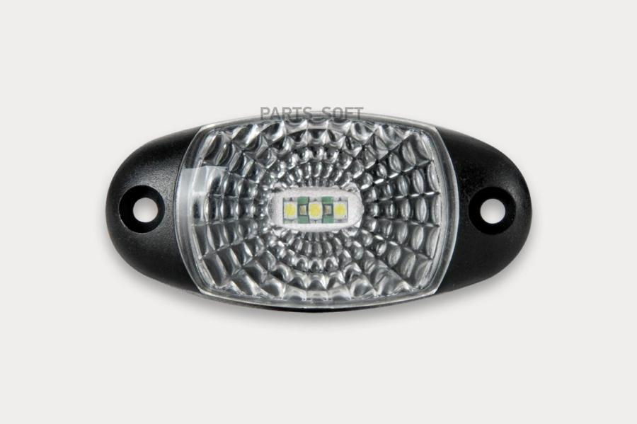 FRISTOM FT-025 B LED Фонарь габаритный белый LED с проводом 2x075 мм 12В- 30В