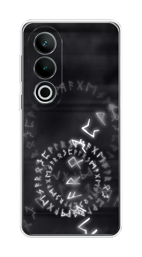 

Чехол на OnePlus Nord CE4 "Руны", Серый;черный, 154750-1