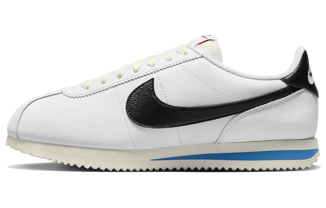 

Кроссовки унисекс Nike Cortez White Black белые 38.5 EU, Белый, Cortez White Black