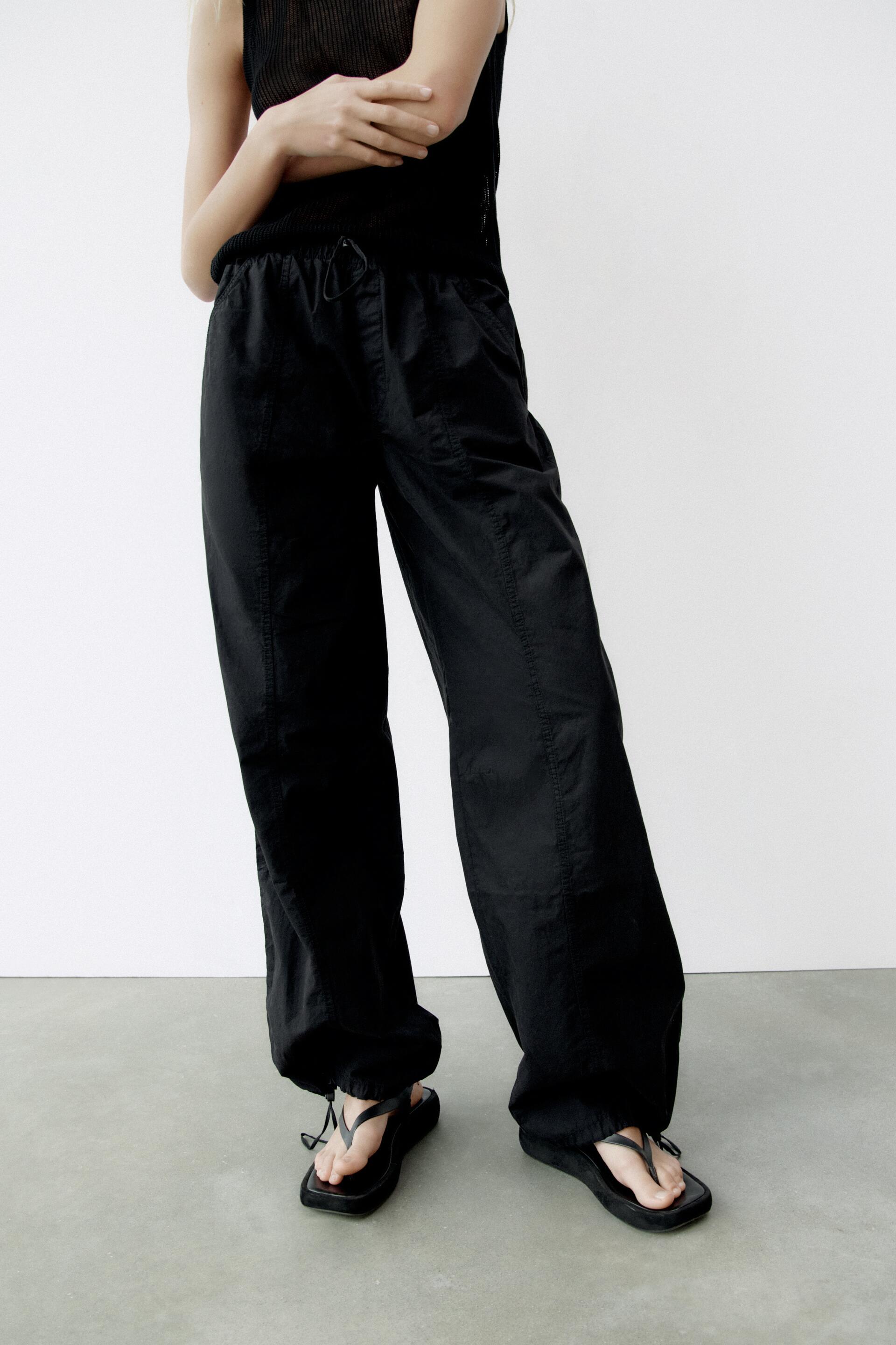 

Брюки женские ZARA 05520007 черные M (доставка из-за рубежа), Черный, 05520007