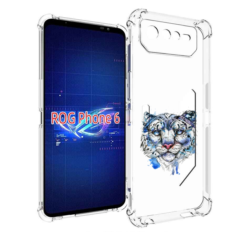 

Чехол MyPads водяной тигр для Asus ROG Phone 6, Прозрачный, Tocco