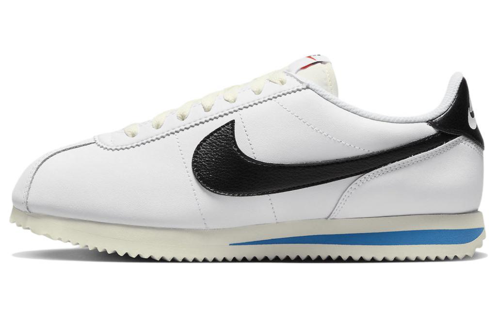 

Кроссовки унисекс Nike Cortez White Black белые 45 EU, Белый, Cortez White Black