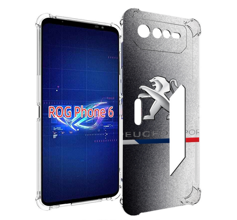 

Чехол MyPads peugeot-1 для Asus ROG Phone 6, Прозрачный, Tocco