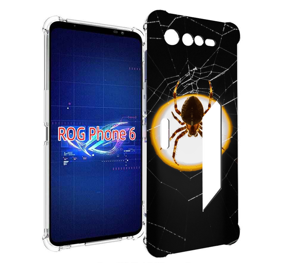 

Чехол MyPads паук-с-паутинкой для Asus ROG Phone 6, Прозрачный, Tocco