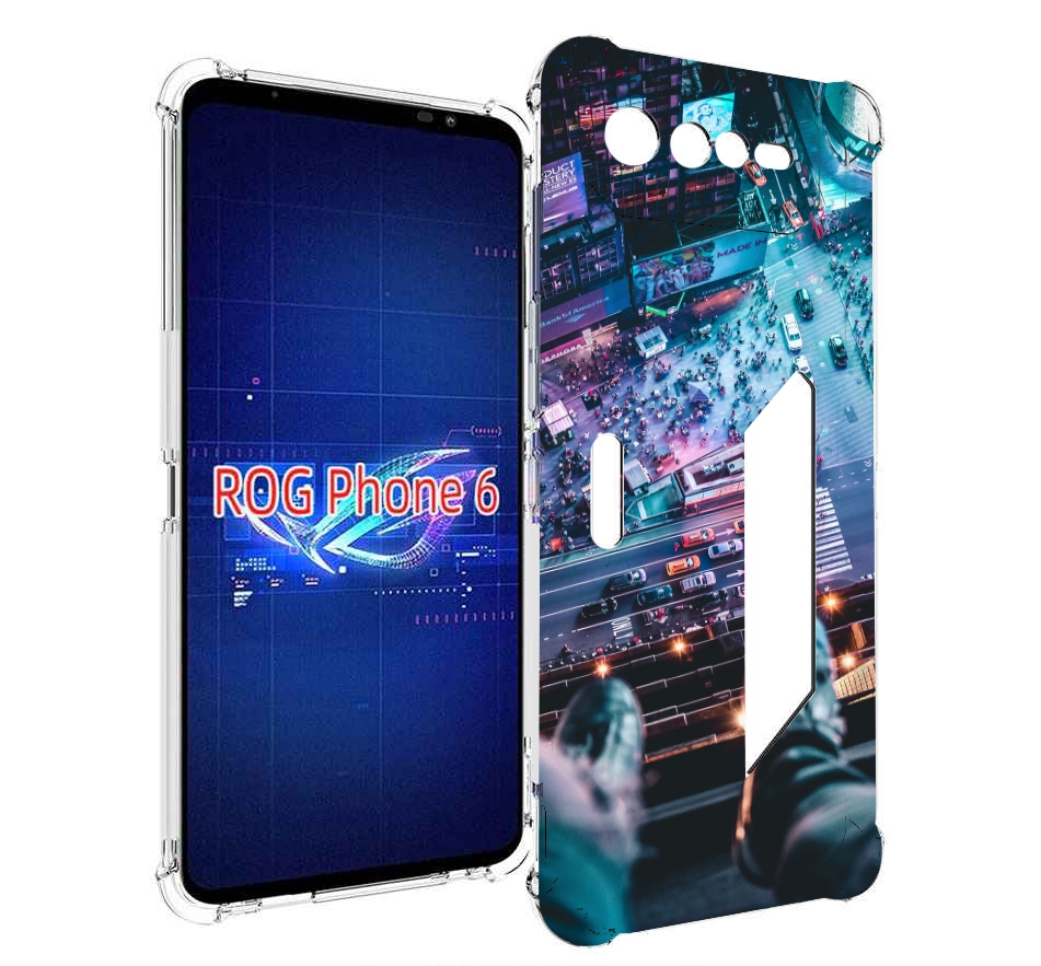 

Чехол MyPads парень на крыше для Asus ROG Phone 6, Прозрачный, Tocco