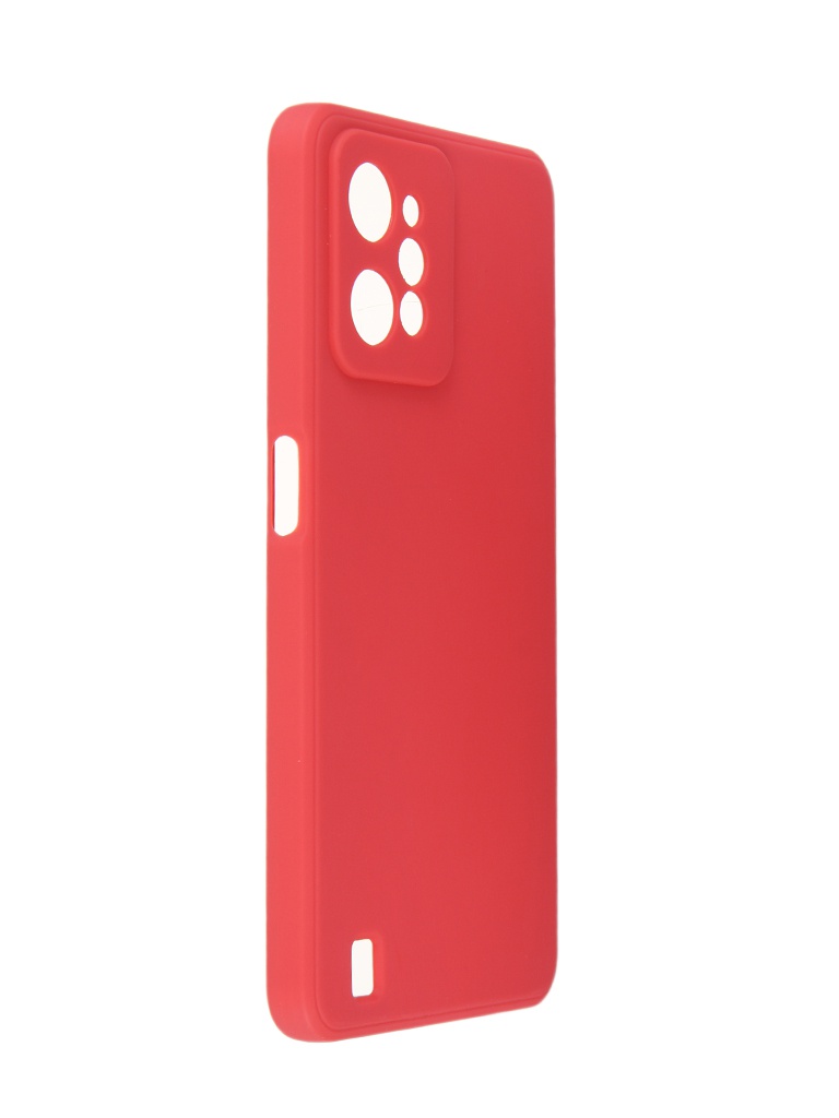 фото Чехол neypo для realme c31 silicone soft matte red nst54451