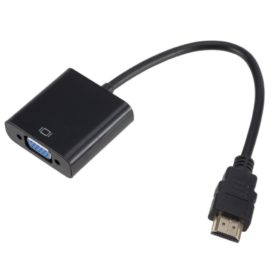 фото Переходник адаптер daprivet hdmi to vga adapter black