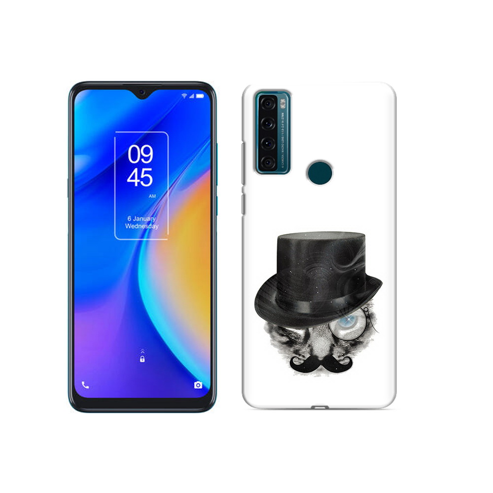 

Чехол MyPads Tocco для TCL 20 SE интелегентный кот, Прозрачный, Tocco