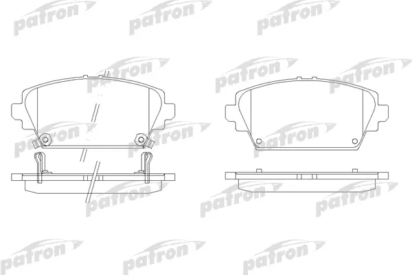 

Колодки тормозные дисковые передн NISSAN: ALMERA TINO 00-, PRIMERA 96-01, PRIMERA 02-, PRI