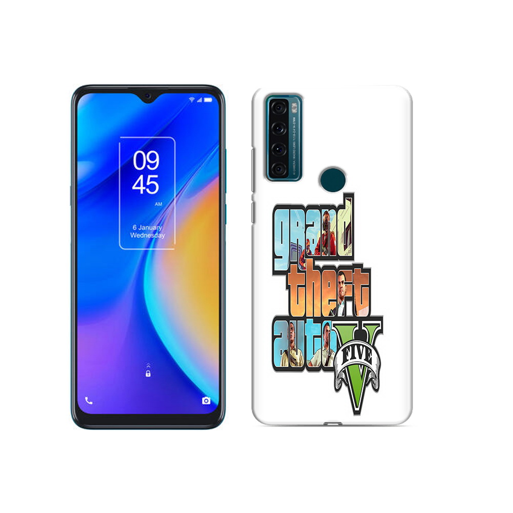 

Чехол MyPads Tocco для TCL 20 SE игра гта, Прозрачный, Tocco