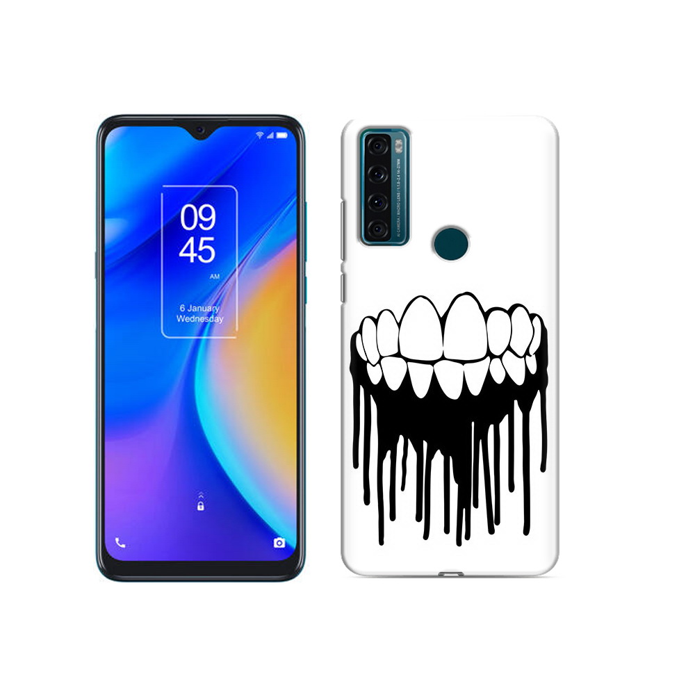 

Чехол MyPads Tocco для TCL 20 SE зубы, Прозрачный, Tocco