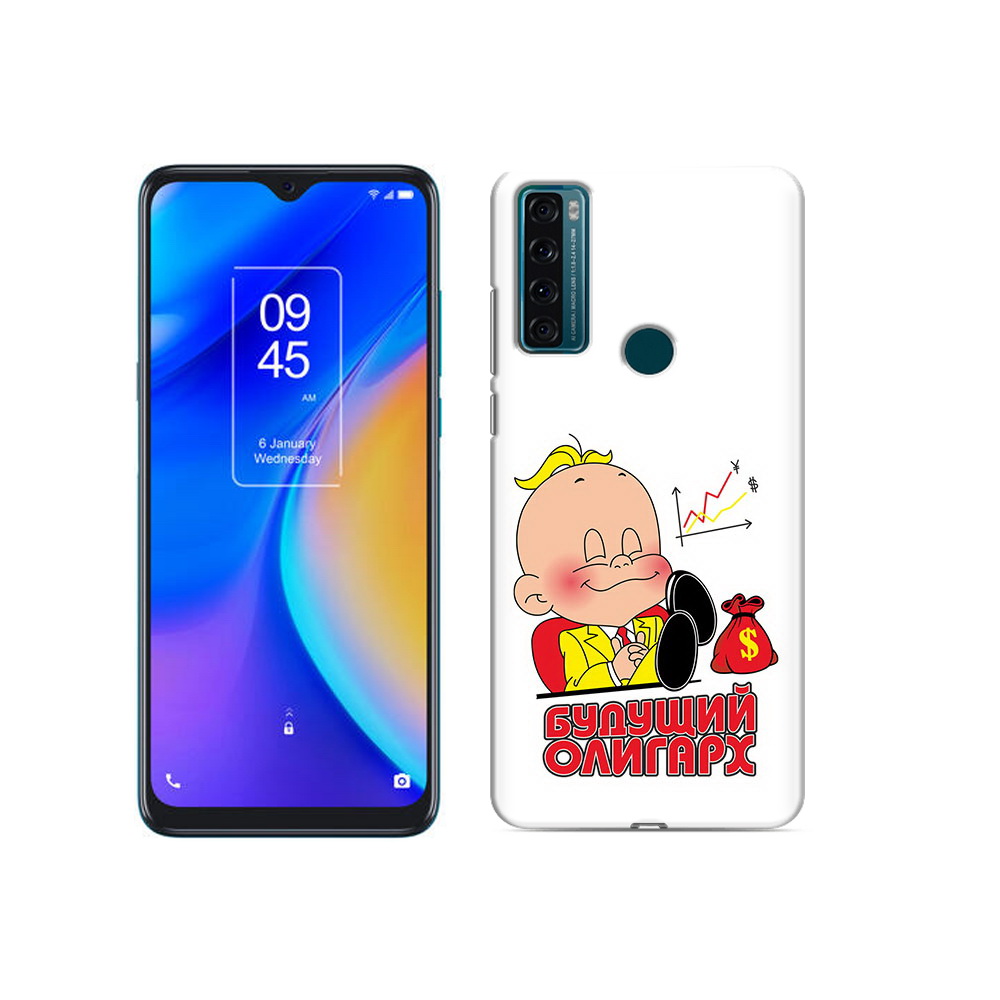 

Чехол MyPads Tocco для TCL 20 SE Будущий олигарх, Прозрачный, Tocco