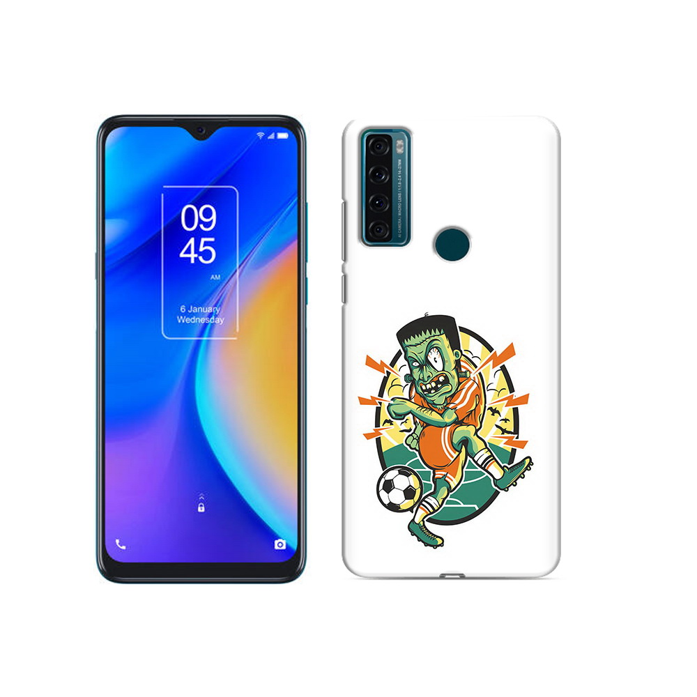

Чехол MyPads Tocco для TCL 20 SE зомби футболист, Прозрачный, Tocco