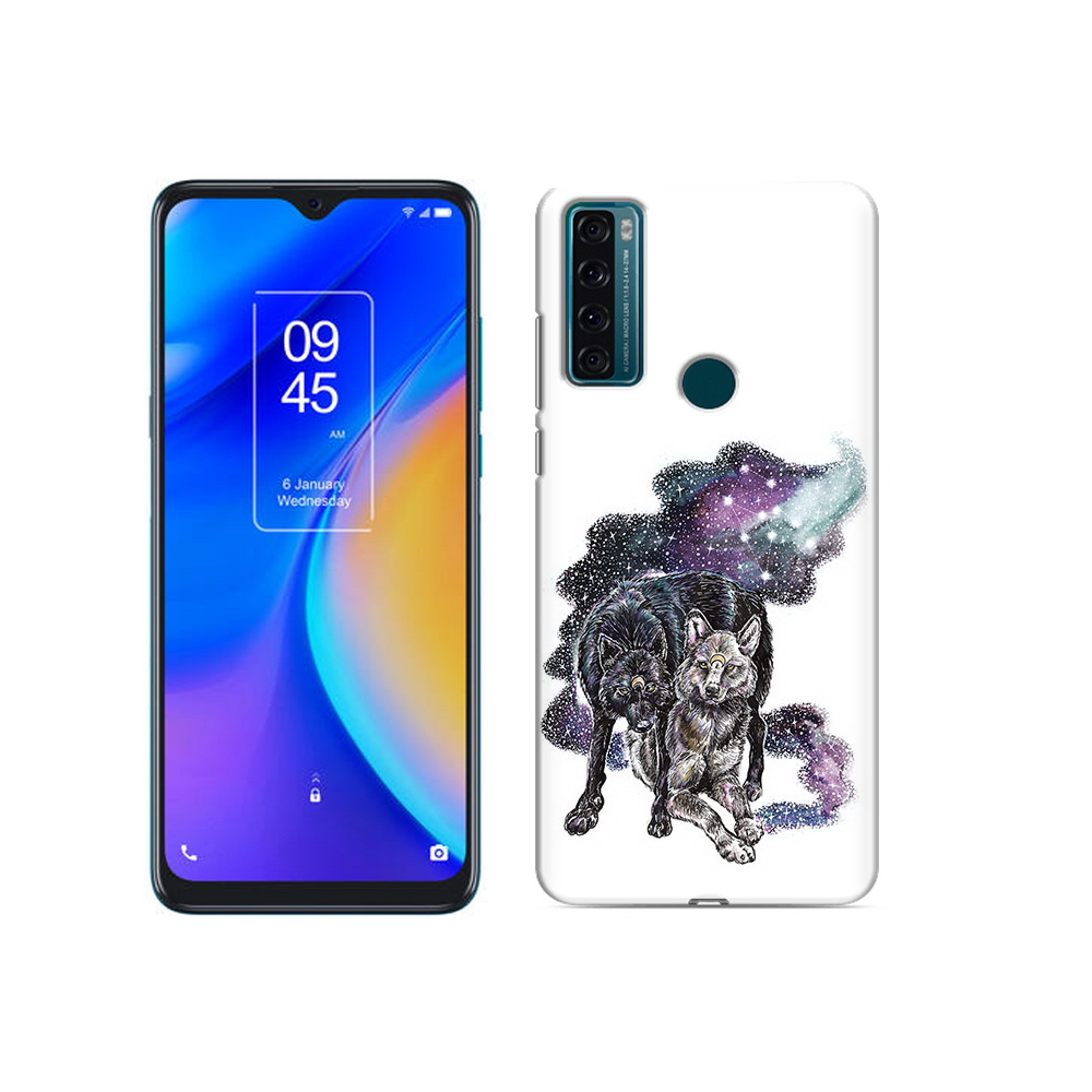 

Чехол MyPads Tocco для TCL 20 SE звездные волки, Прозрачный, Tocco