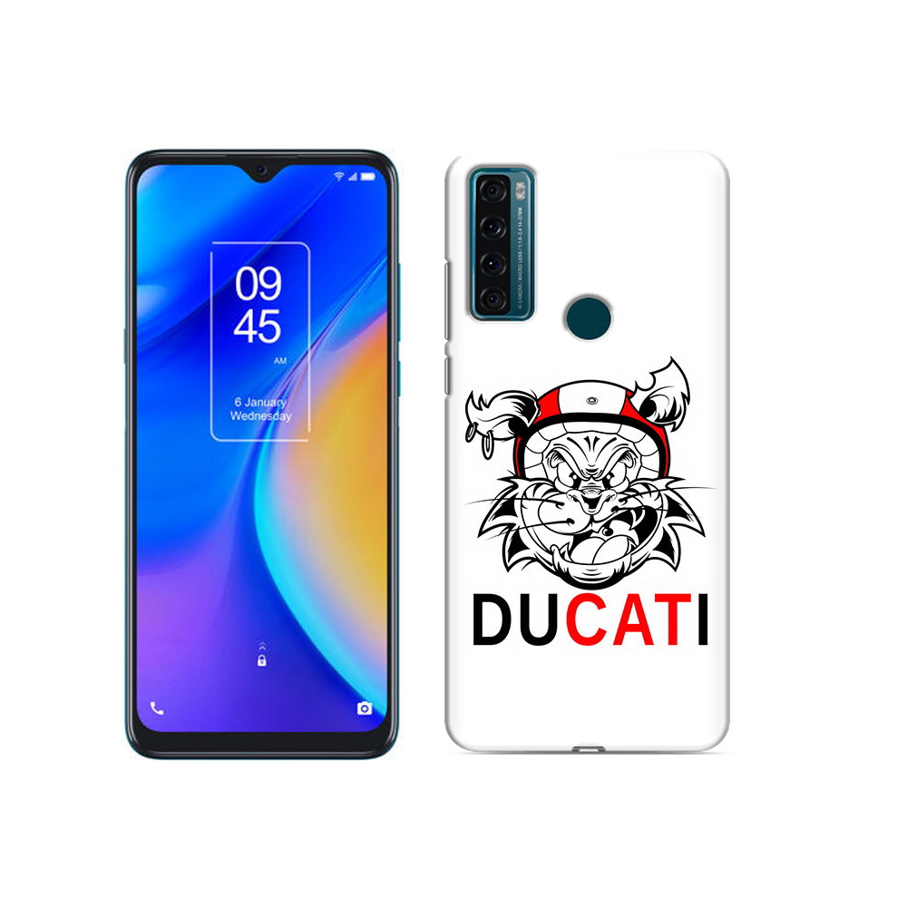 

Чехол MyPads Tocco для TCL 20 SE дукати, Прозрачный, Tocco