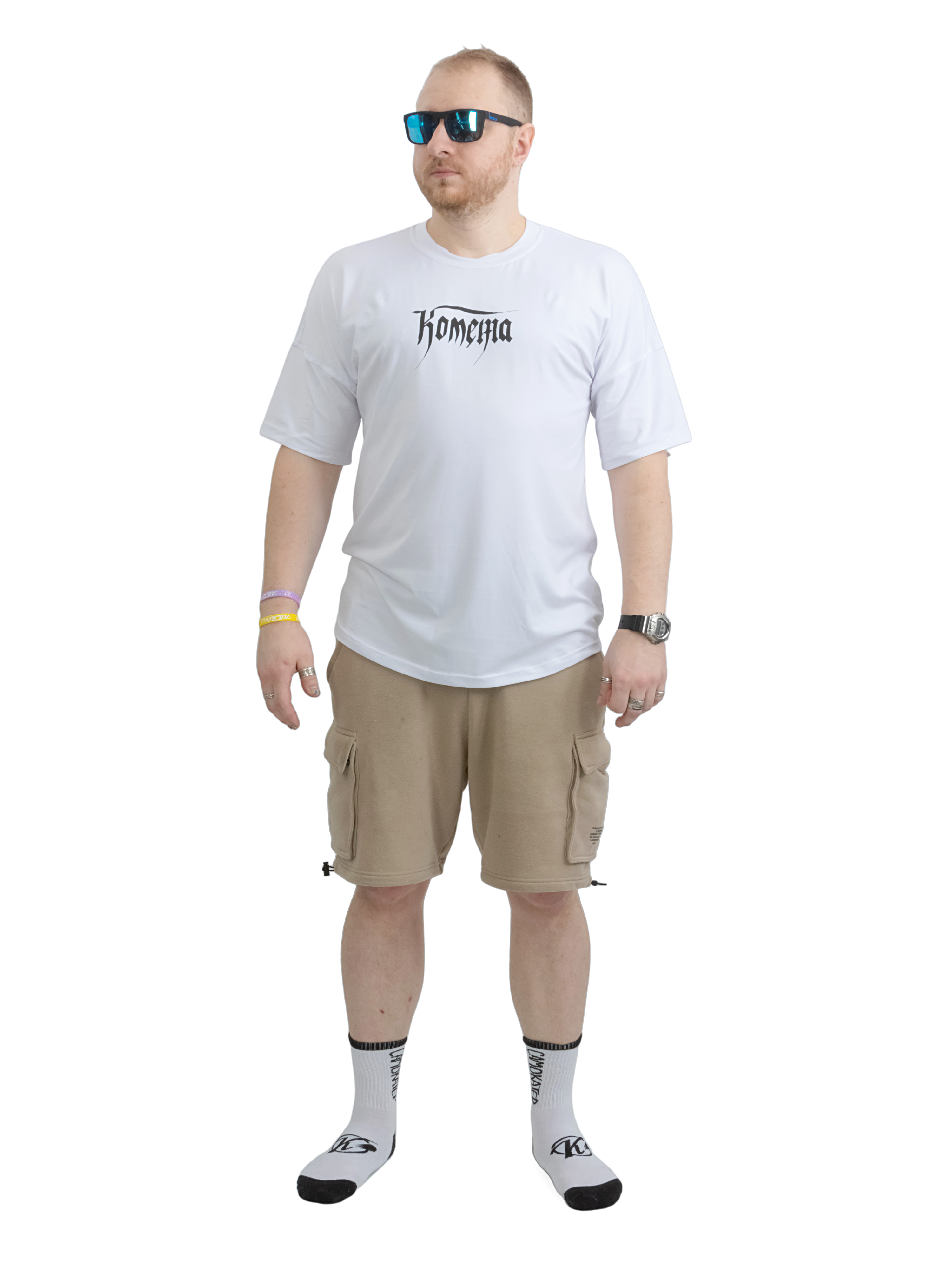 

Футболка мужская NoBrand CSTGT белая XXL, Белый, CSTGT